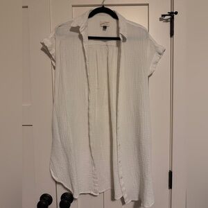 Universal Thread White Gauze Swim Cover Up